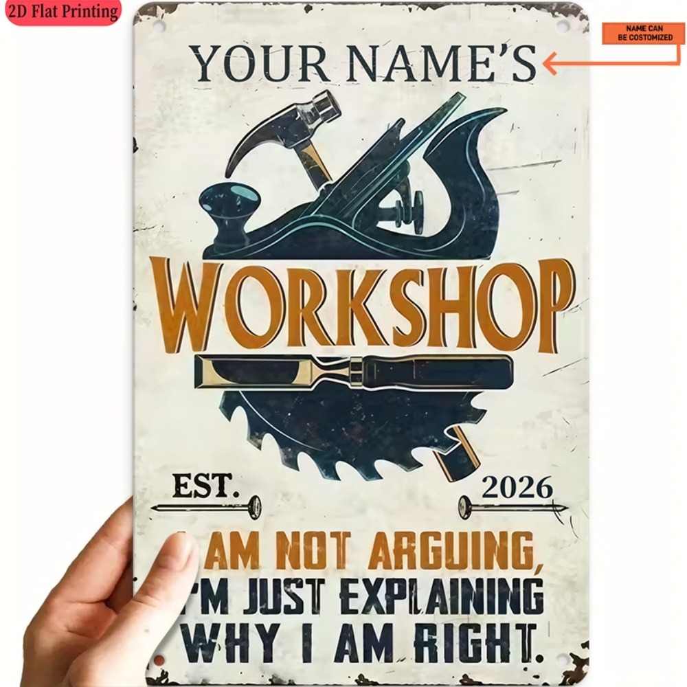 Workshop Tools Name - [2D Flat] 1pc Custom Name Workshop