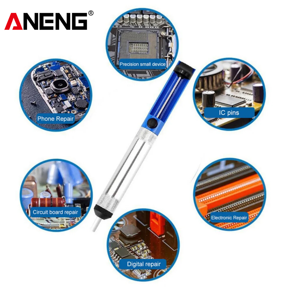 Tools For Electronic Workshop - ANENG Desoldering Pump Iron Desolder Weld