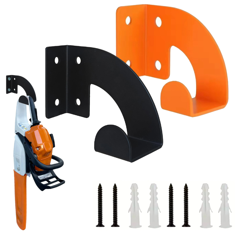 Workshop Tools Types - Heavy Duty Metal Chainsaw Wall Mount