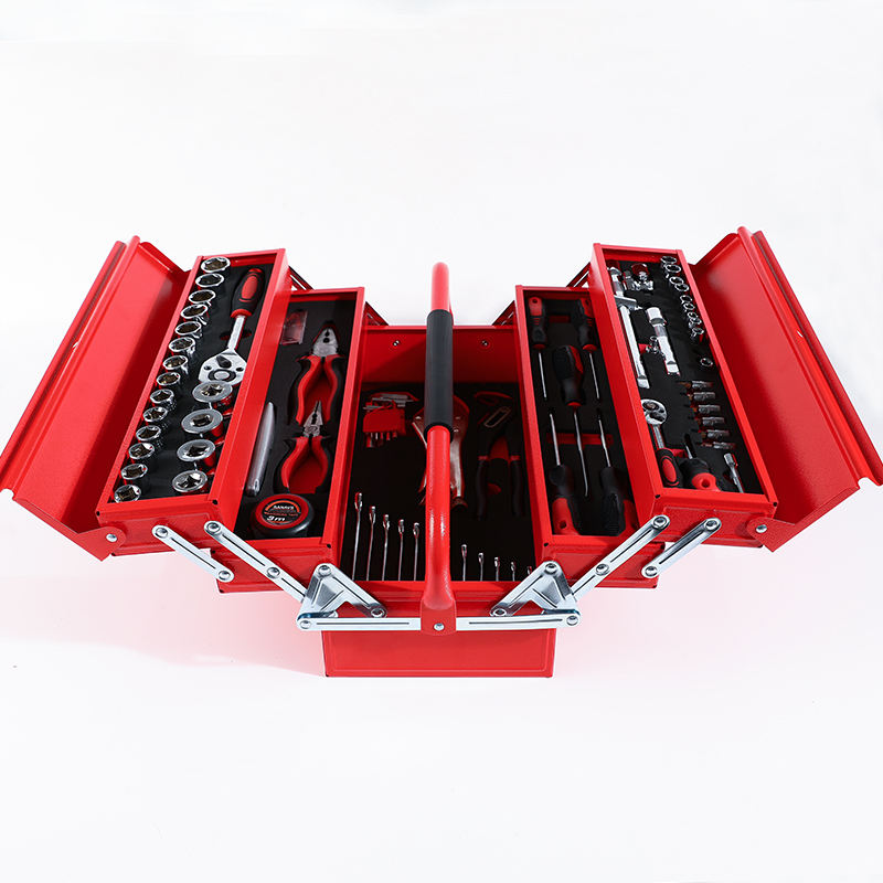 Workshop Tools Box - 18'' Portable Double Handle Tool Box