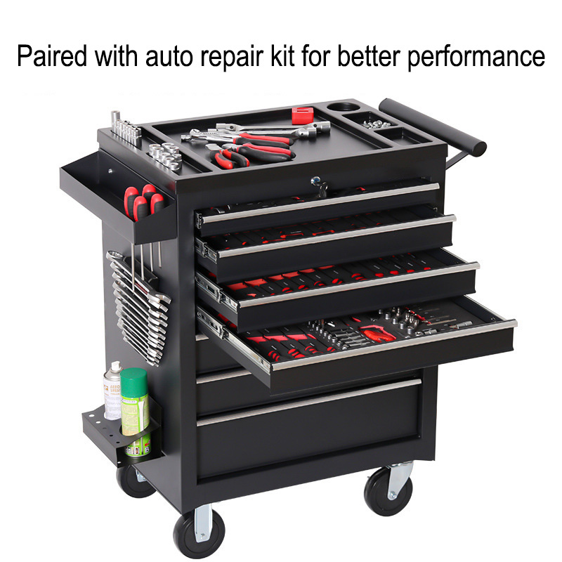 Workshop Tools Box - 5 Drawer Storage Tool Box Trolley