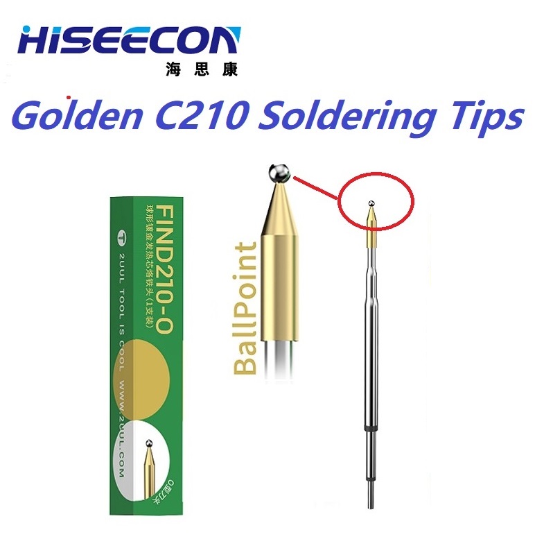 Tools For Electronic Workshop - 2UUL FIND C210 Golden BallPoint Soldering