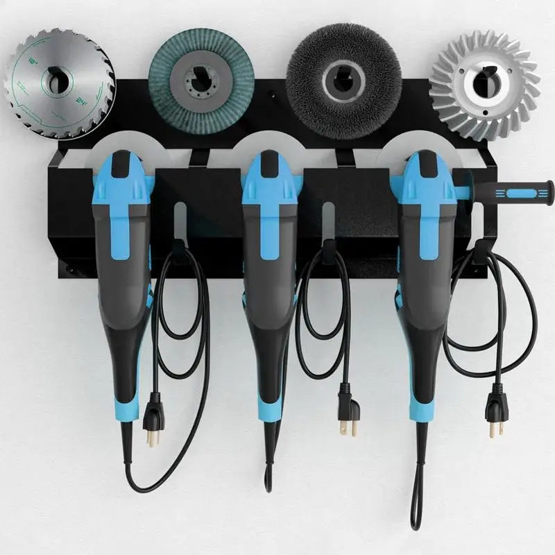 Workshop Tools Types - Wall Mount Angle Grinder Holder with