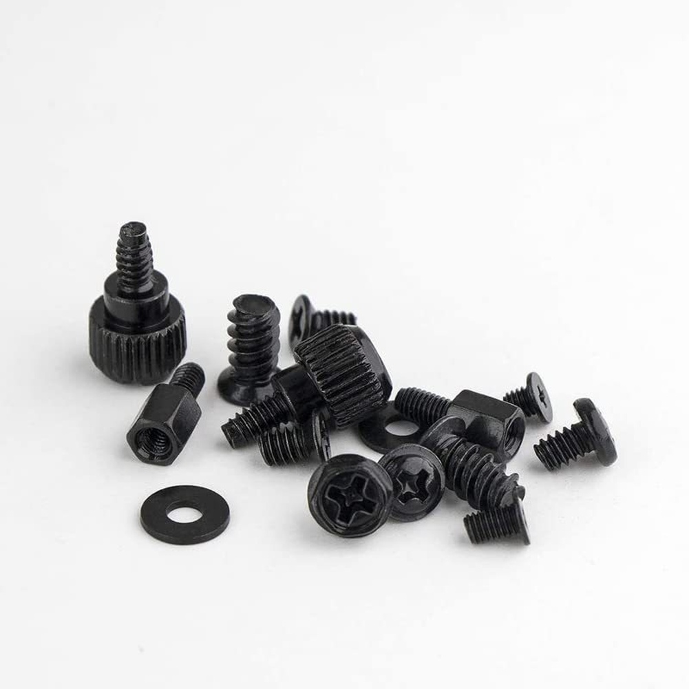 Workshop Tools Types - 440pcs Black Computer Case Screws Kit