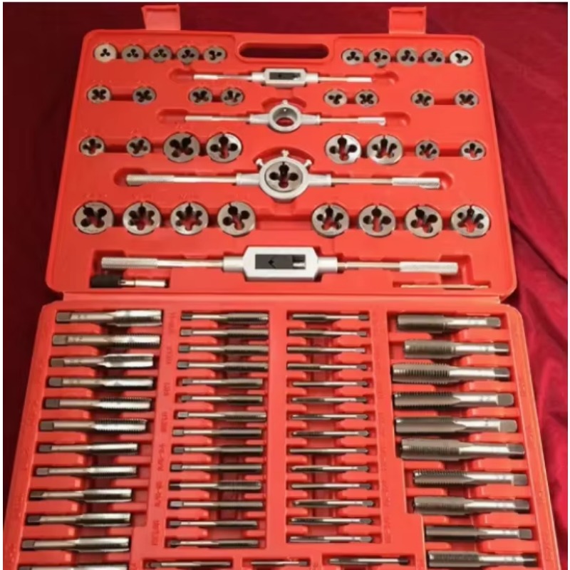 Tap Die Set - Professional 110PCS Metric Thread Tap and