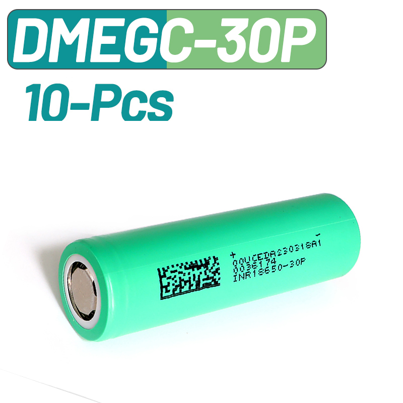 Tools Vape - 10PCS DMEGC 30P INR18650 3000mAh 3.7V