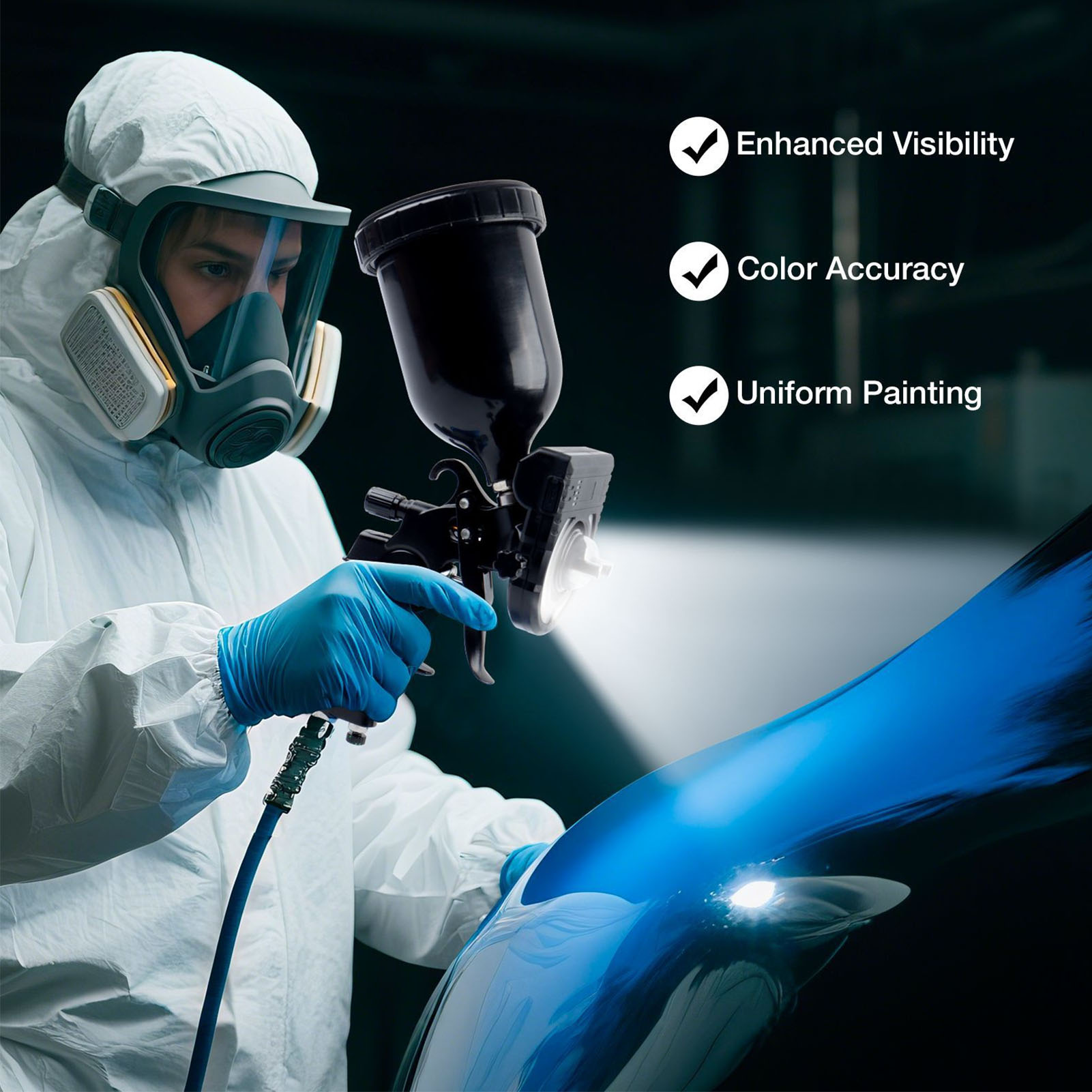 New Spray Gun Light, 5 Adjusta - Workshop Tools Hours review and price