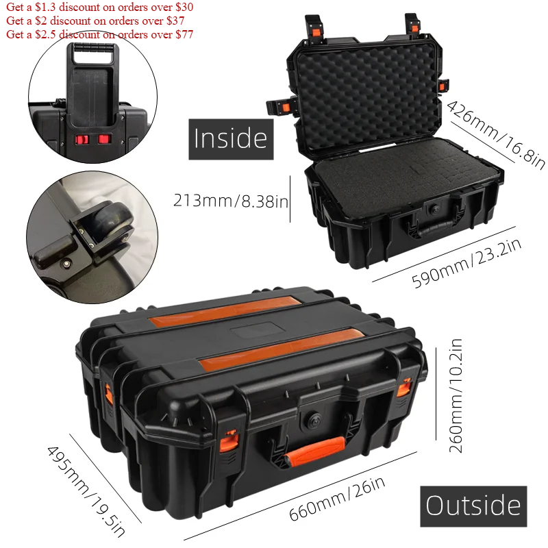 Large Capacity Tool Box with W - Workshop Tools Box review and price