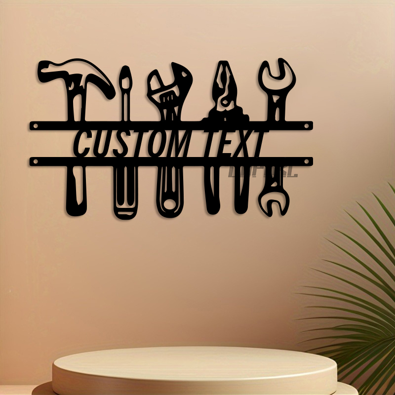 DIY Industrial Style Iron Wall - Workshop Tools Name review and price