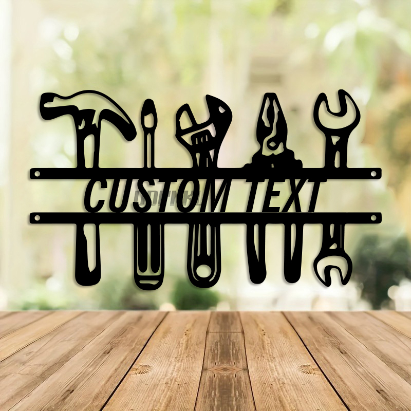 DIY Industrial Style Iron Wall - Workshop Tools Name review and price