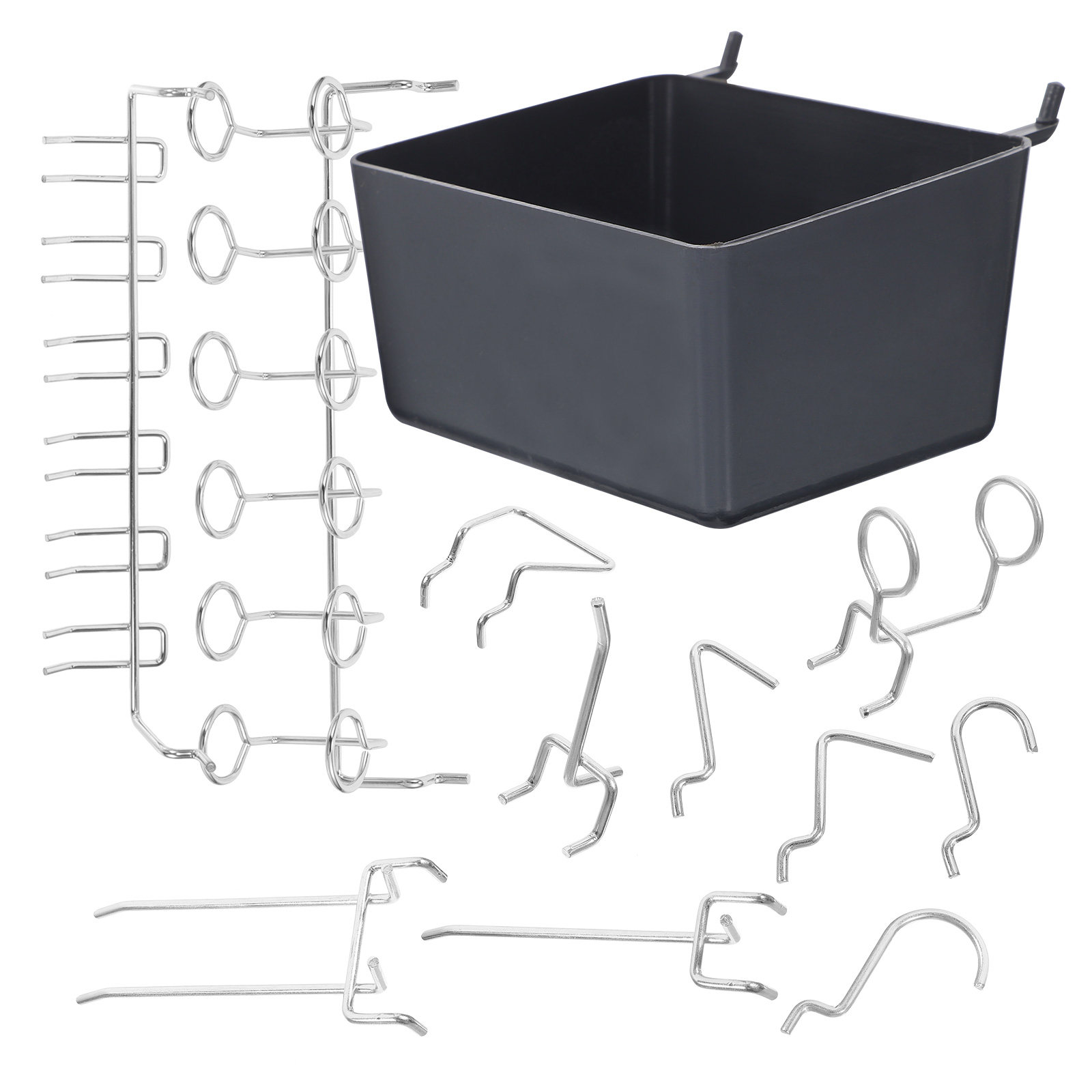 80Pcs Pegboard Hooks Bins Kit  - Workshop Tools Kit review and price