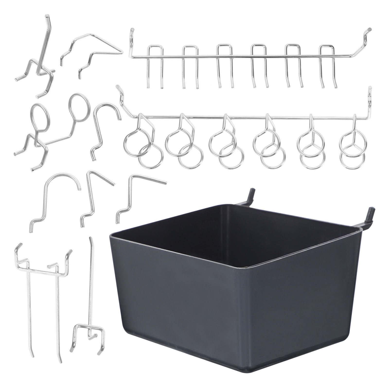 80Pcs Pegboard Hooks Bins Kit  - Workshop Tools Kit review and price