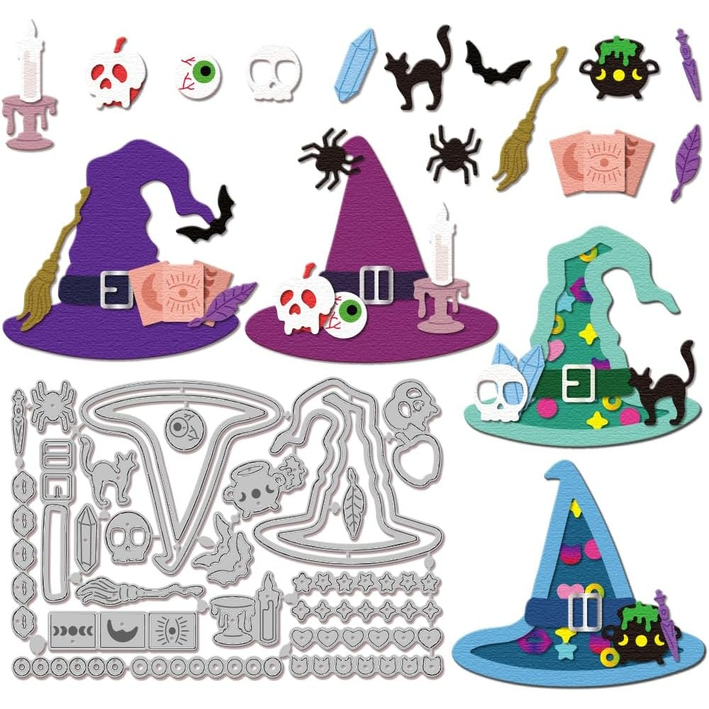 Witch Hat Cutting Dies for DIY - Tap Die Set review and price