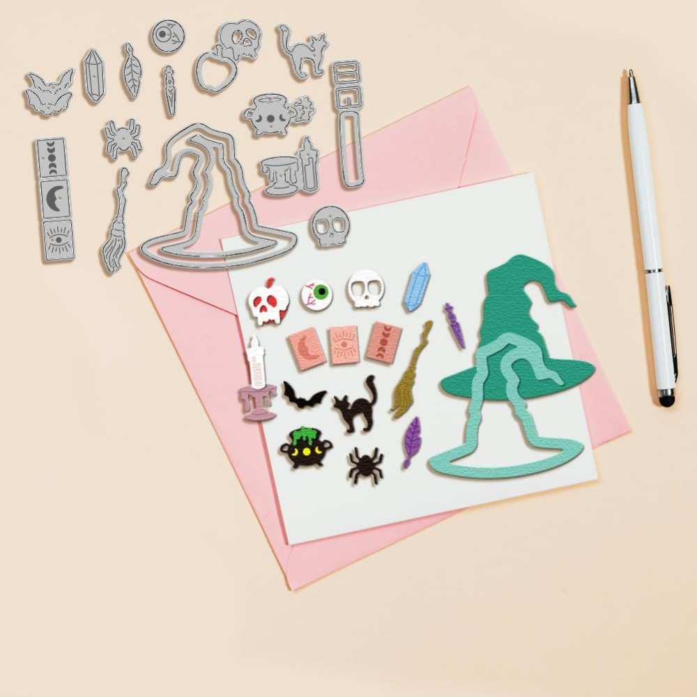 Witch Hat Cutting Dies for DIY - Tap Die Set review and price