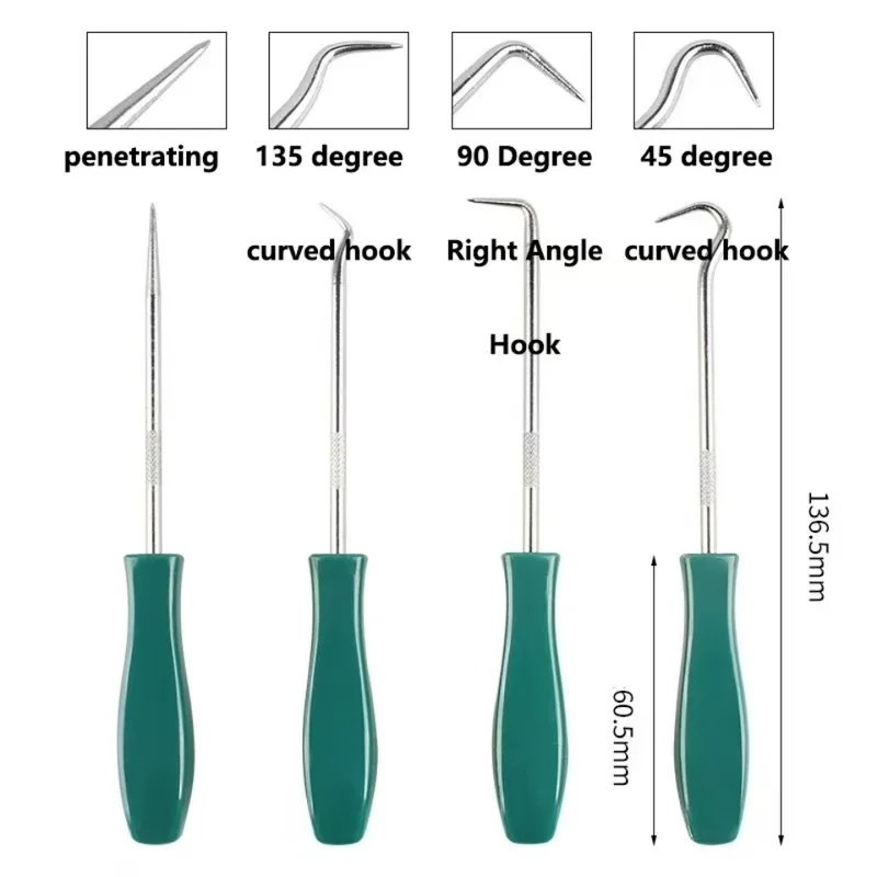 4Pcs 135mm Oil Seal Pick Hooks - Workshop Tools Automotive review and price