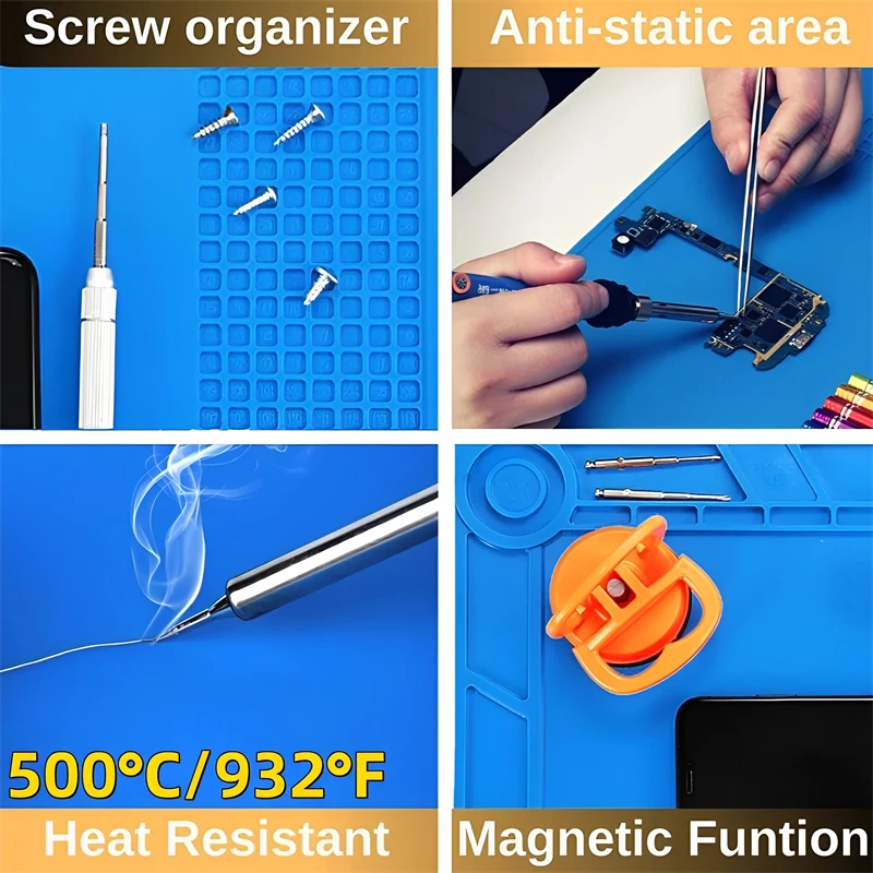 Silicone Soldering Mat ESD Ant - Tools For Electronic Workshop review and price