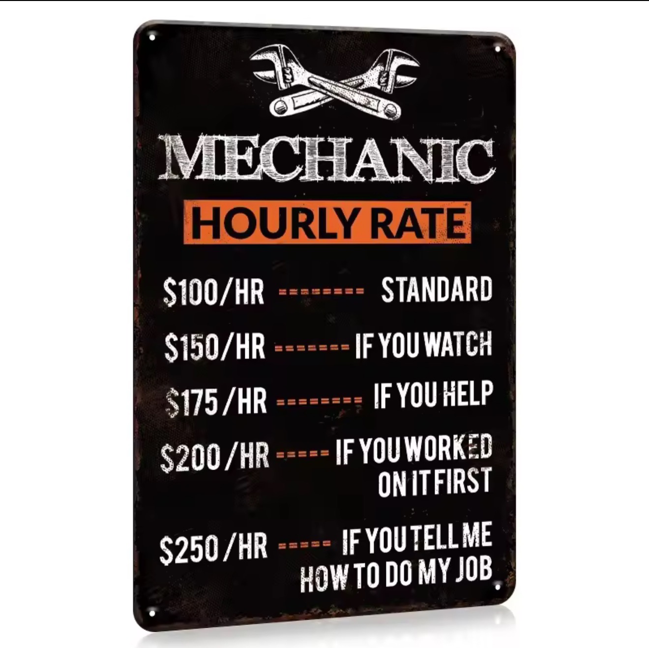 1pc, Mechanic Hourly Rate Meta - Workshop Tools Hours review and price