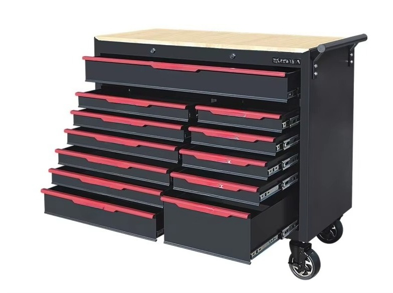 Heavy Duty 12-Drawer Steel and - Workshop Tools Table review and price